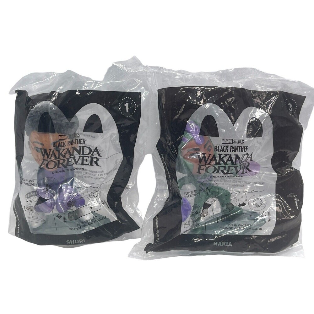 2022 McDonald's Happy Meal Marvel Black Panther Wakanda Forever Toy # 1 #3